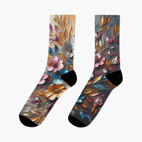 Item preview, Metallic Spring Flowers designed and sold by Visual Nomad Club.