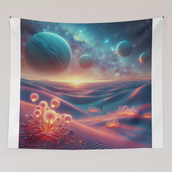 Item preview, stardust dunes and giant planets designed and sold by Dominika Farkašová.