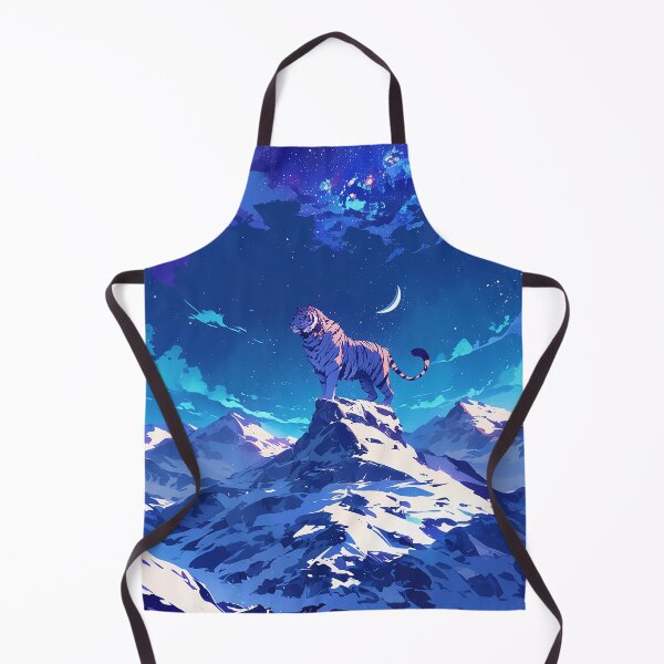 Item preview, Tiger on Mountain Under Starry Sky designed and sold by Christian Weiss.