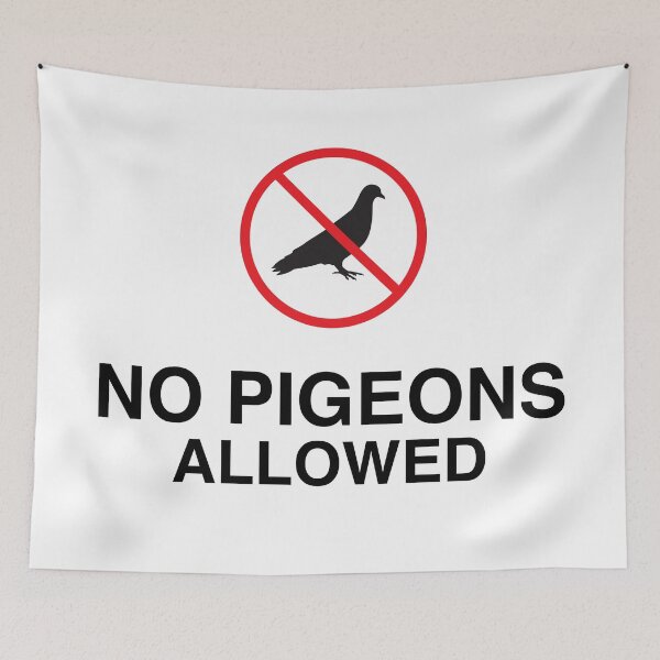 Item preview, No pigeons allowed designed and sold by estudio3e.