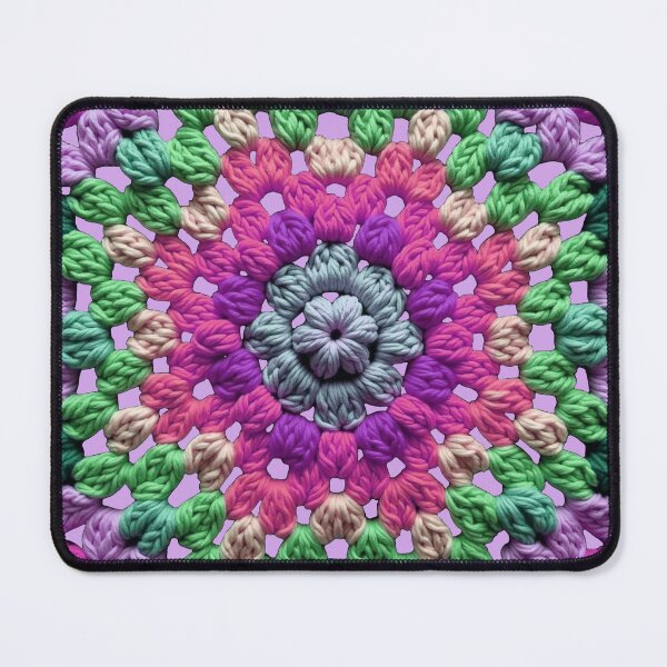 Item preview, Granny Square Crochet Pattern Seventies Retro 12 designed and sold by taiche.