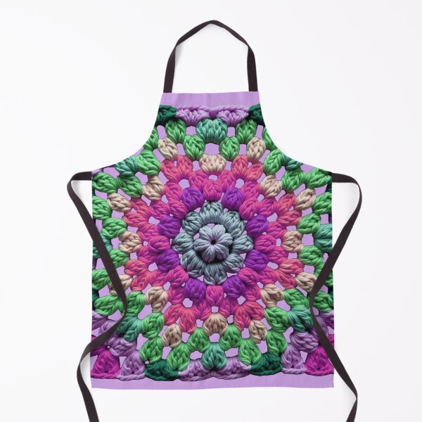 Item preview, Granny Square Crochet Pattern Seventies Retro 12 designed and sold by taiche.