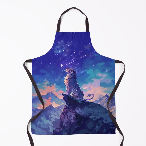 Item preview, Tiger on Mountain Gazing at Starry Sky designed and sold by Christian Weiss.