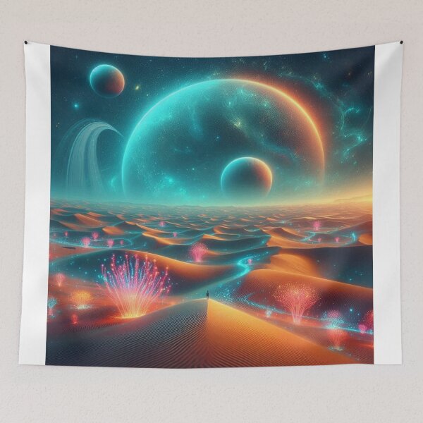 Item preview, stardust dunes and giant planets designed and sold by Dominika Farkašová.