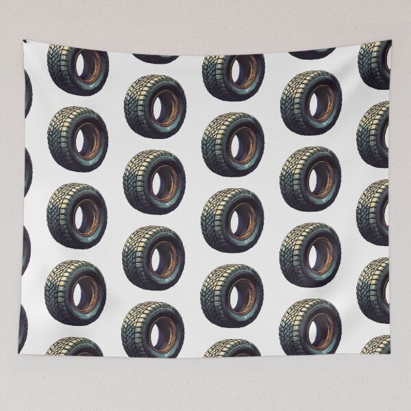 Item preview, Rugged Tire Tread Seamless Pattern designed and sold by HecoPhoto.