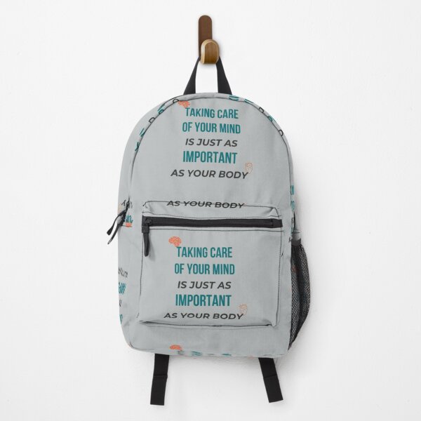 Item preview, Taking care of your mind is just as important as your body.  designed and sold by Art With Impact – Statement Art & Apparel for Deep Thinkers.