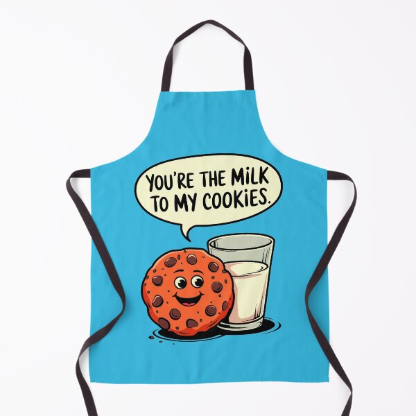 Item preview, You're The Milk To My Cookies Funny Food Quote designed and sold by TheArtOfPat.