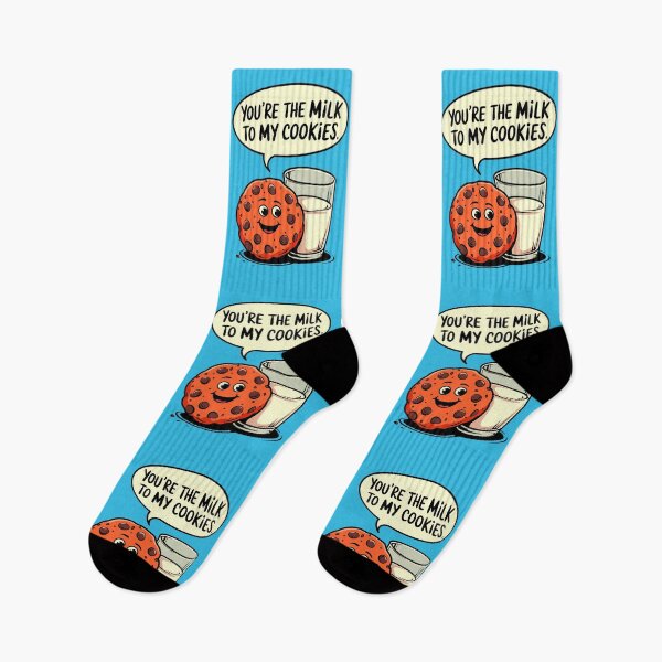 Item preview, You're The Milk To My Cookies Funny Food Quote designed and sold by TheArtOfPat.