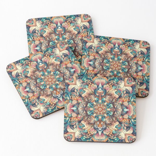 Item preview, symmetrical animal pattern designed and sold by Dominika Farkašová.