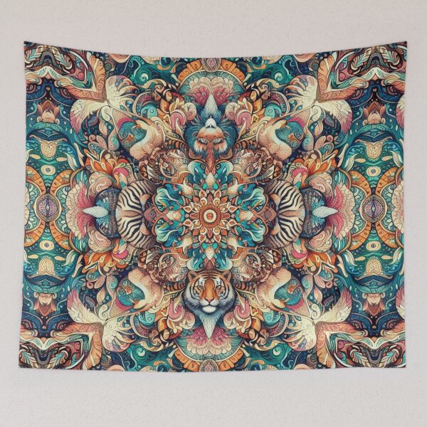 Item preview, symmetrical animal pattern designed and sold by Dominika Farkašová.