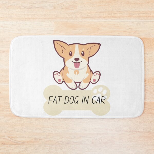 Item preview, Fat dog in car designed and sold by BeginNShop.