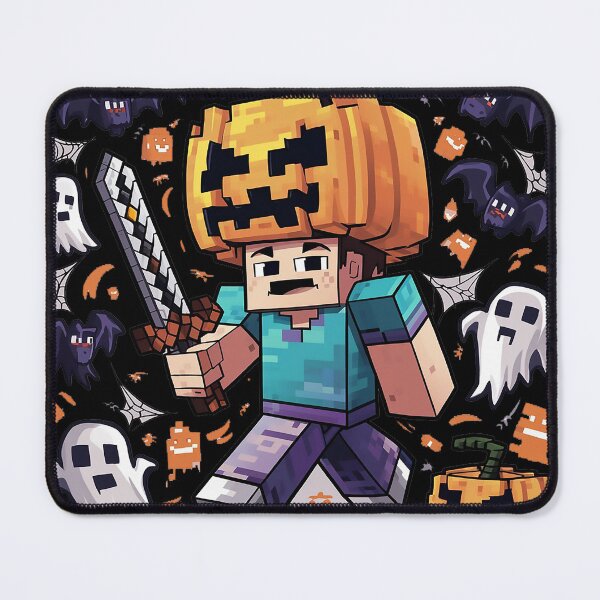 Item preview, Pumpkin Lantern Steve designed and sold by Thompika.