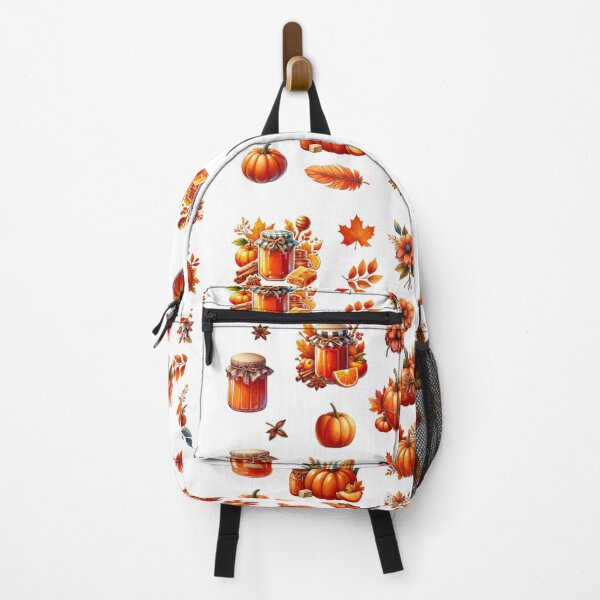 Item preview, Pumpkin Spice & Jam Autumn Stickers | Cozy Fall Leaves & Harvest Jars of Cozy Autumn Aesthetic Stickers | Fall Leaves, Pumpkins & Cinnamon designed and sold by FlowerMyLove.