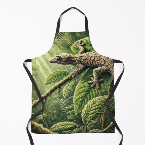 Item preview, Leaf-Tailed Gecko Camouflage – Hidden in Madagascar Jungle designed and sold by NocturnalNook.