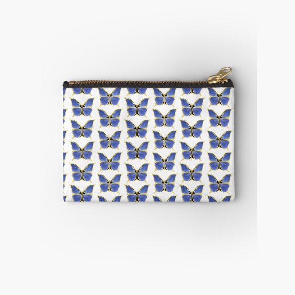 Item preview, Blue Butterfly with Metallic Trim  designed and sold by pen-art-ink.
