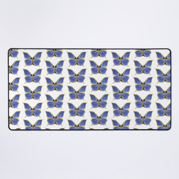 Item preview, Blue Butterfly with Metallic Trim designed and sold by pen-art-ink.