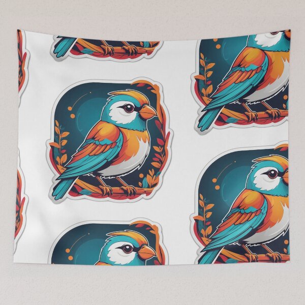 Artikelvorschau, Graceful Bird Sticker - Elegant and Free-spirited Nature Design entworfen und verkauft von Icenutikul1122.