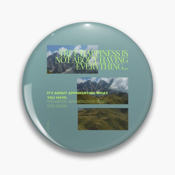 Item preview, Facts Lens - Soul, Scenery, and Sky in the Modern Trend Mountain of Truth and Quotes (Green and Blue) designed and sold by Zelie ..