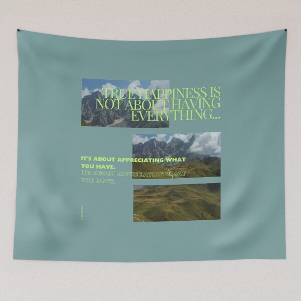 Item preview, Facts Lens - Soul, Scenery, and Sky in the Modern Trend Mountain of Truth and Quotes (Green and Blue) designed and sold by Zelie ..