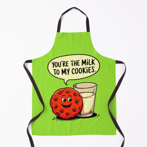 Item preview, You're The Milk To My Cookies Funny Food Quote designed and sold by TheArtOfPat.