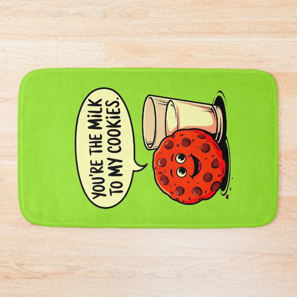 Item preview, You're The Milk To My Cookies Funny Food Quote designed and sold by TheArtOfPat.