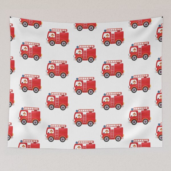 Item preview, Cute Red Fire Engine Fire Truck for Girl Boy  designed and sold by SOUFIANE1991.