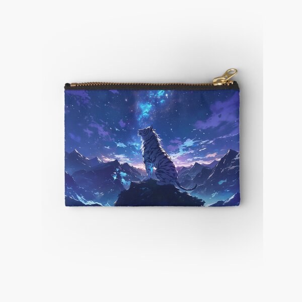 Item preview, Tiger with Long Mane on Mountain and Starry Sky designed and sold by Christian Weiss.