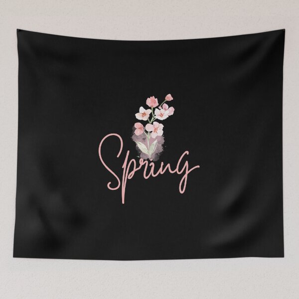 Item preview, Spring on Black designed and sold by BlackRoseZA.