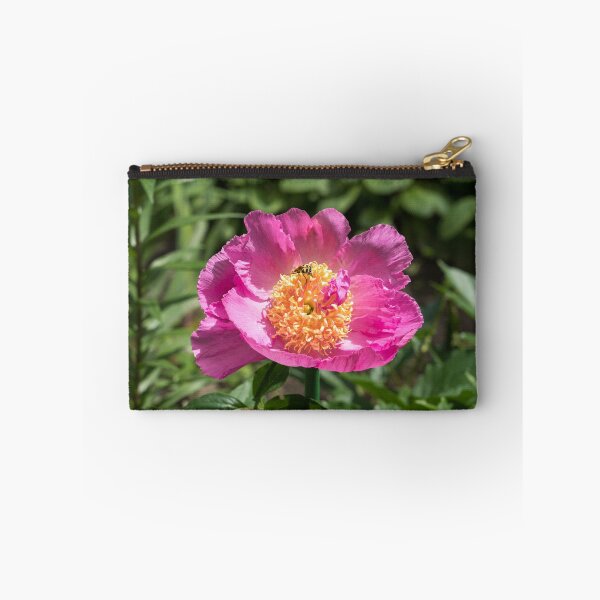 Item preview, Cute Little Beetle Nectaring on a Splendid Peony Flower designed and sold by Georgia Mizuleva.