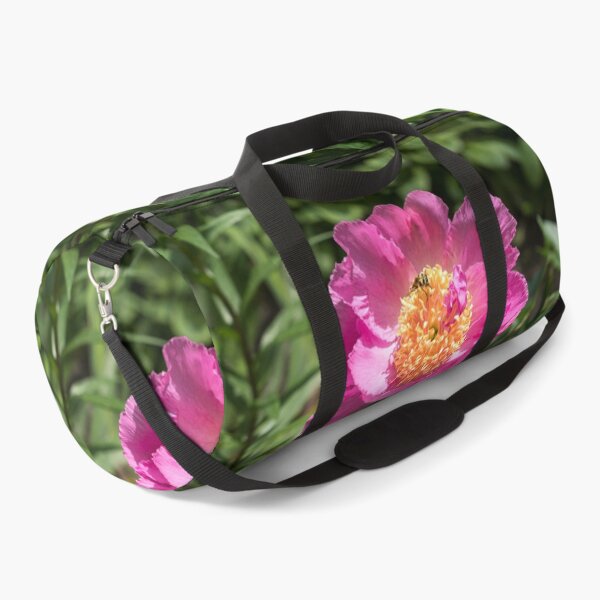 Item preview, Cute Little Beetle Nectaring on a Splendid Peony Flower designed and sold by Georgia Mizuleva.