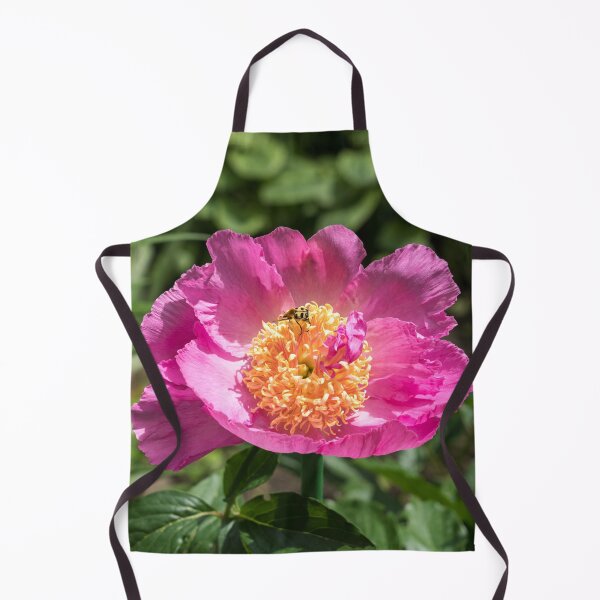 Item preview, Cute Little Beetle Nectaring on a Splendid Peony Flower designed and sold by Georgia Mizuleva.