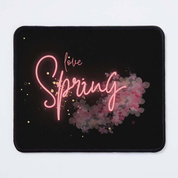 Item preview, Love Spring on black designed and sold by BlackRoseZA.