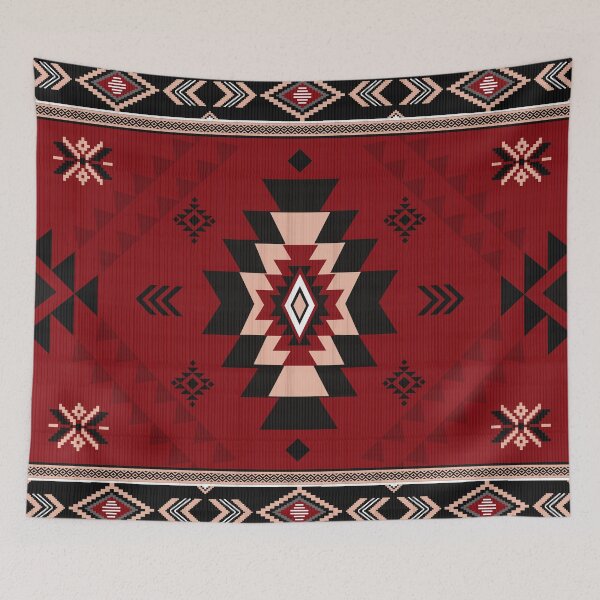 Item preview, Nevajo tribal vector pattern. Native American ornament. Southwestern ethnic decor. Boho geometric ornament.  designed and sold by getidea7788.