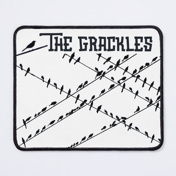 Item preview, The Grackles : Austin, TX : Black and White Retro designed and sold by TRVLR Designs.