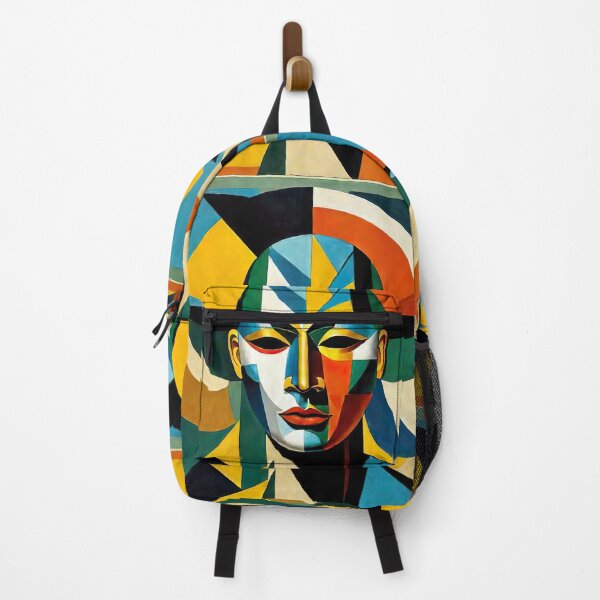 Item preview, Venetian Masquerade, Venice Masks Collection Cubism Art No:11 designed and sold by SofyaliArt.
