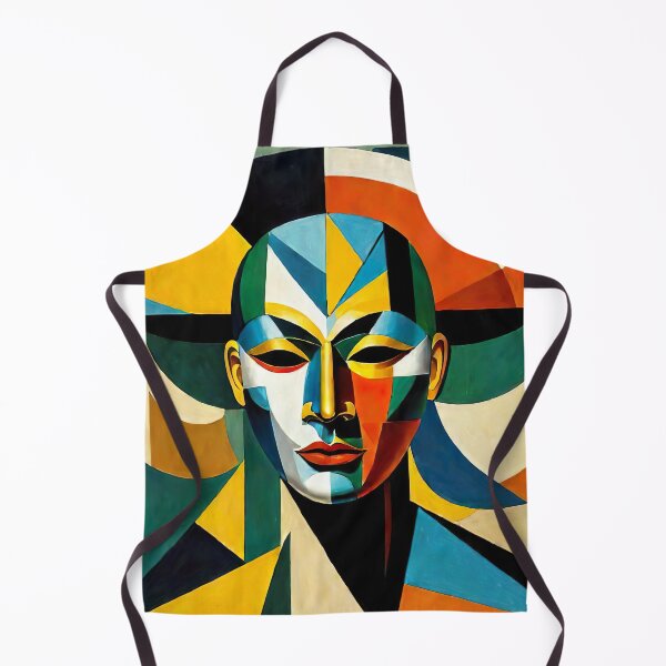 Item preview, Venetian Masquerade, Venice Masks Collection Cubism Art No:11 designed and sold by SofyaliArt.