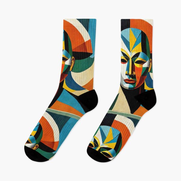 Item preview, Venetian Masquerade, Venice Masks Collection Cubism Art No:11 designed and sold by SofyaliArt.