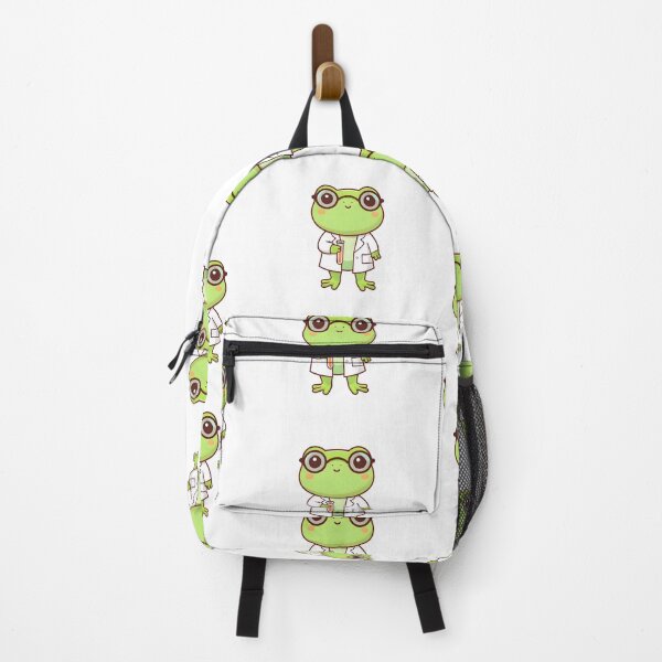 Item preview, A Cute Scientist Frog designed and sold by DWorriBHappi.