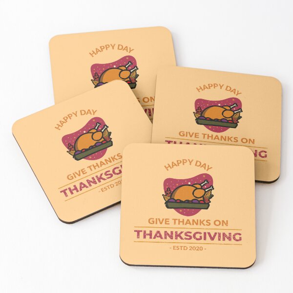 Item preview, Happy y day give thanks on thanksgiving -estd 2020- designed and sold by NOTRE-BONHEUR.