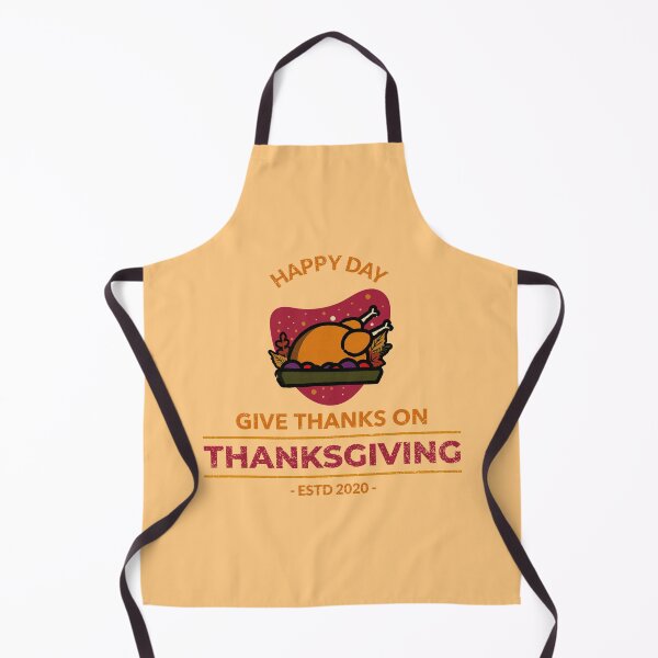 Item preview, Happy y day give thanks on thanksgiving -estd 2020- designed and sold by NOTRE-BONHEUR.