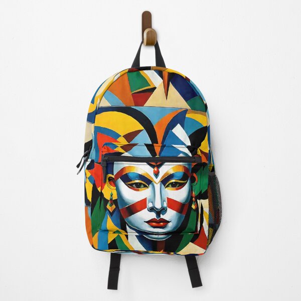 Item preview, Venetian Masquerade, Venice Masks Collection Cubism Art No:12 designed and sold by SofyaliArt.