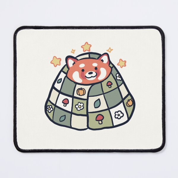 Item preview, Cute Red panda in a blanket  designed and sold by Artofmayara.