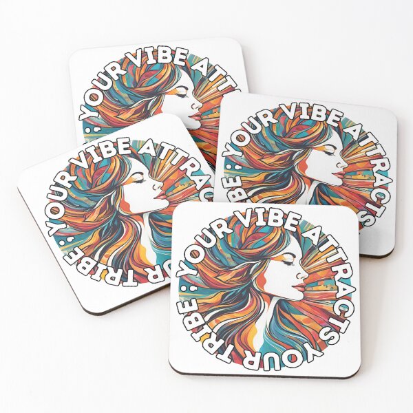 Item preview, Your Vibe Attracts Your Tribe designed and sold by AmethystStreet.