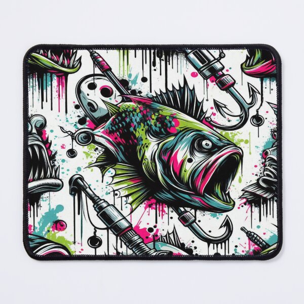 Item preview, falcon88 "Urban Fish Frenzy" designed and sold by Imaginarium of Chaos falcon88 .