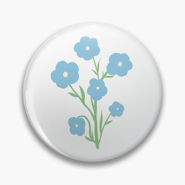 Item preview, blue flowers designed and sold by ANUPA-S.