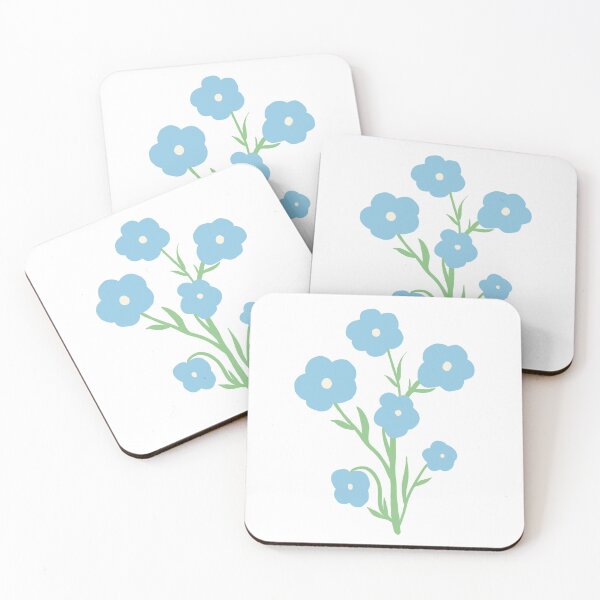 Item preview, blue flowers designed and sold by ANUPA-S.