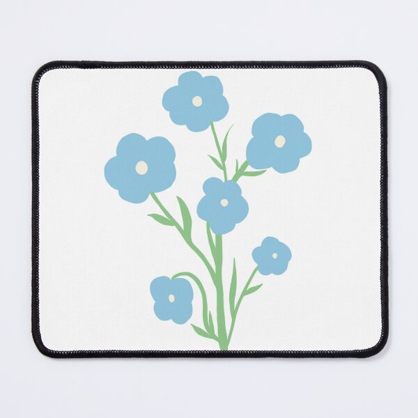 Item preview, blue flowers designed and sold by ANUPA-S.
