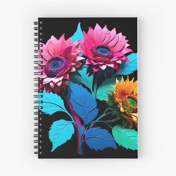 Item preview, Bright multicolored sunflowers designed and sold by Tchoice.