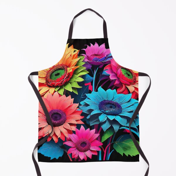 Item preview, Bright multicolored sunflowers designed and sold by Tchoice.