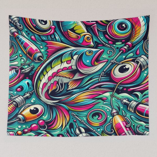 Item preview, falcon88 "Lures and Lines Street Art" designed and sold by Imaginarium of Chaos falcon88 .